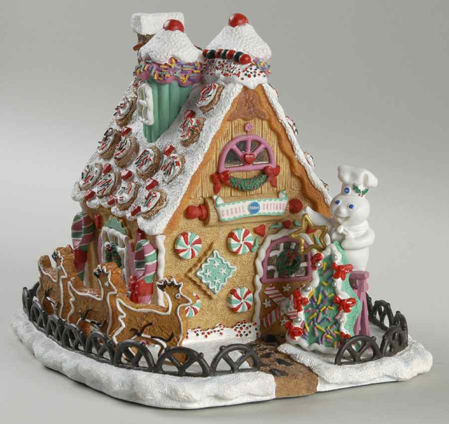 Pillsbury Christmas Village Poppin Fresh - Boxed by Danbury Mint-1