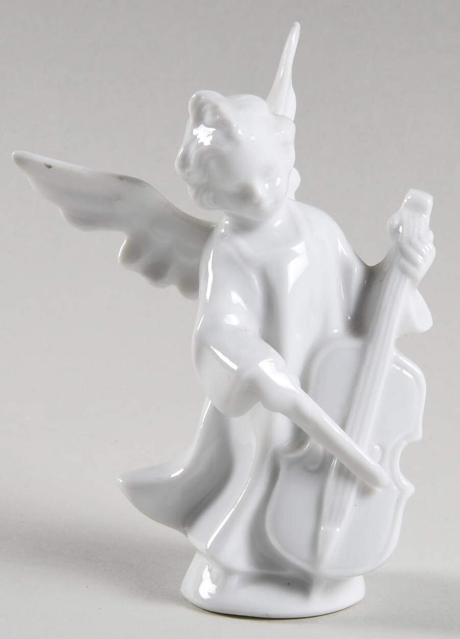Dresden Angels-Children Angel With Bass - No Box by Dresden (German)-1