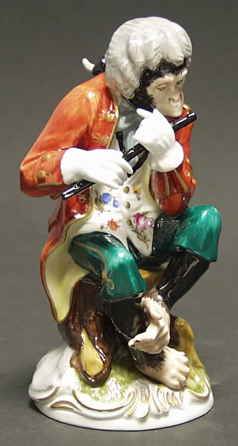 Monkey Orchestra Flutist - No Box by Dresden (German)-1