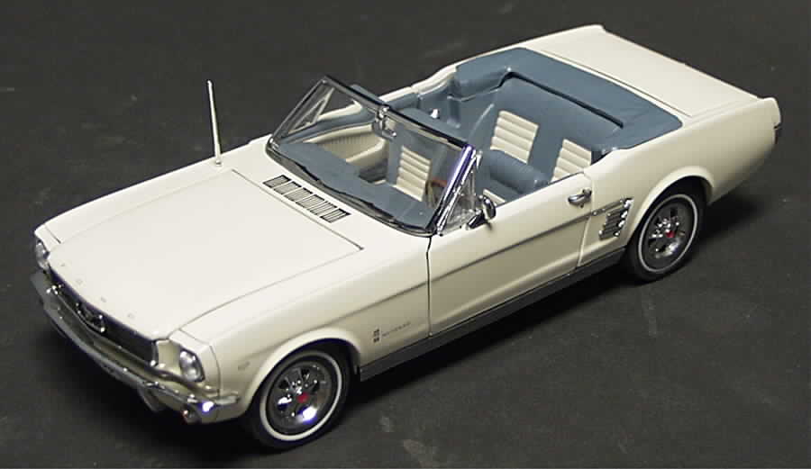 Automobiles 1966 Ford Mustang - No Box by Danbury Mint-1
