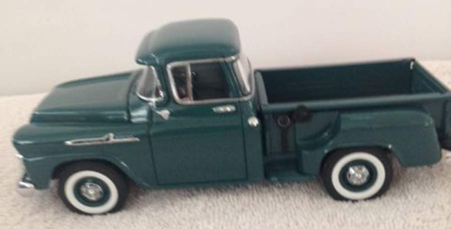 Automobiles 1958 Chevrolet Apache Pickup - No Box by Danbury Mint-1