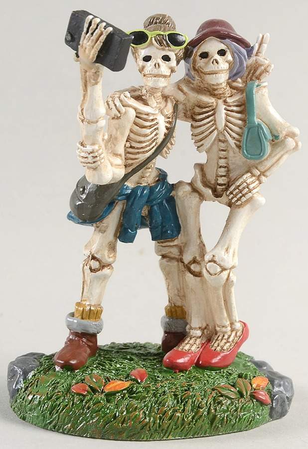 Snow Village Halloween Skelfie - Boxed by Department 56-1