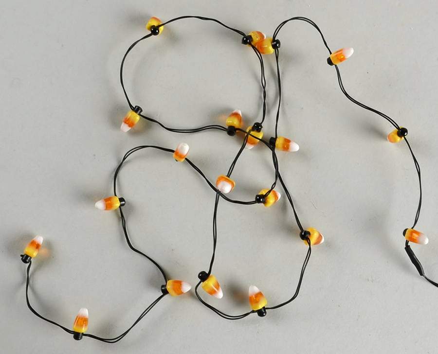 Snow Village Halloween Candy Corn String Of 20 Lights - No Box by Department 56-1