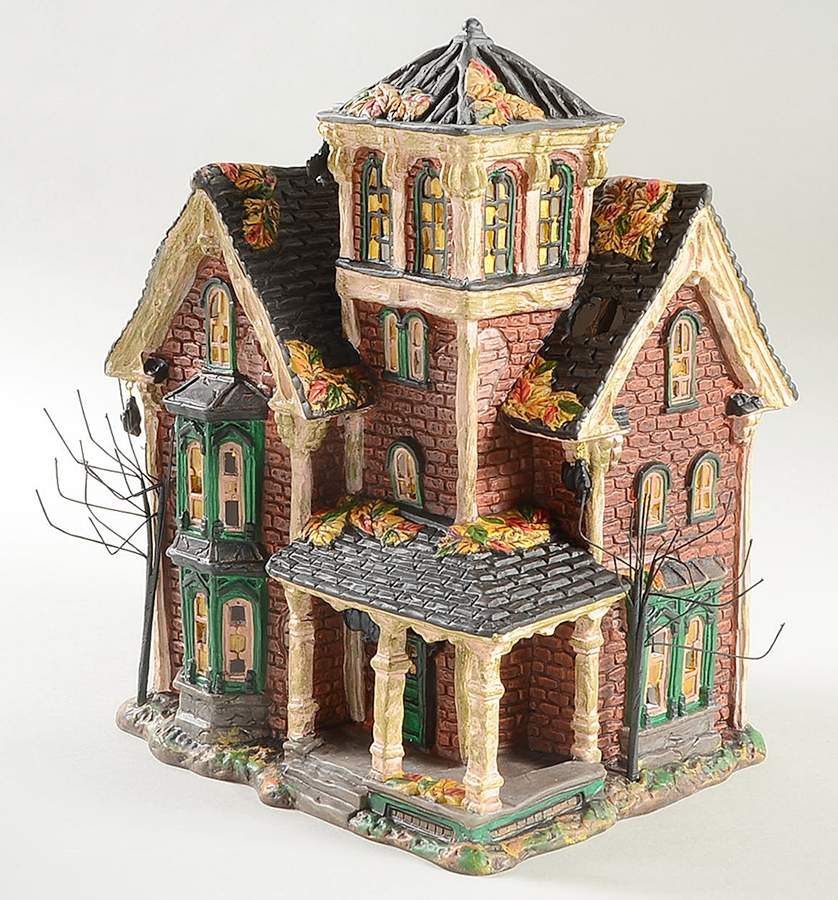 Snow Village Halloween Ghastly's Haunted Villa - Boxed by Department 56-1