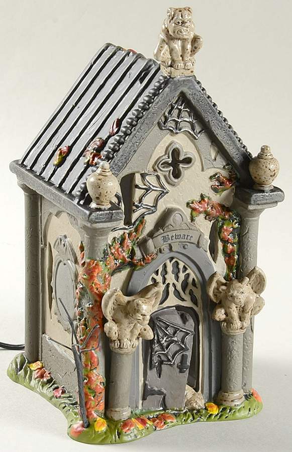 Snow Village Halloween Haunted Crypt - No Box by Department 56-1