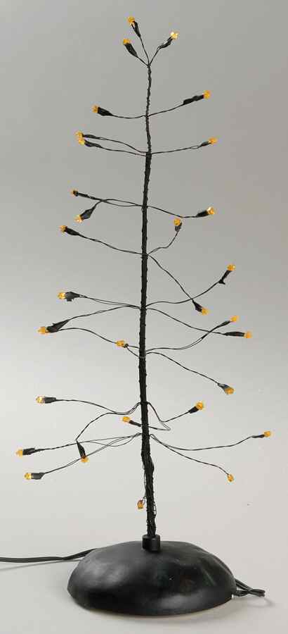 Snow Village Halloween Halloween Twinkle Brite Tree-Yellow Lite - Boxed by Department 56-1