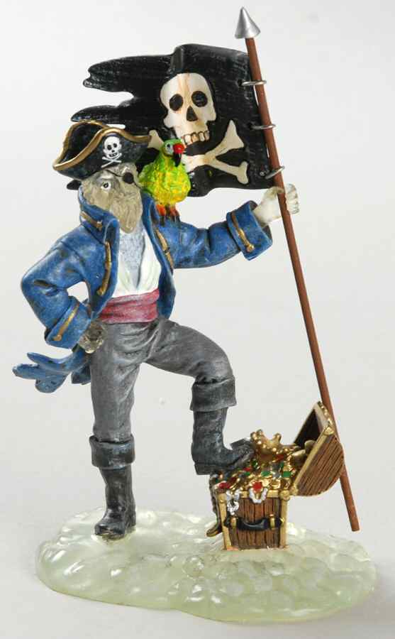 Snow Village Halloween Captain Black Bart's Ghost - Boxed by Department 56-1