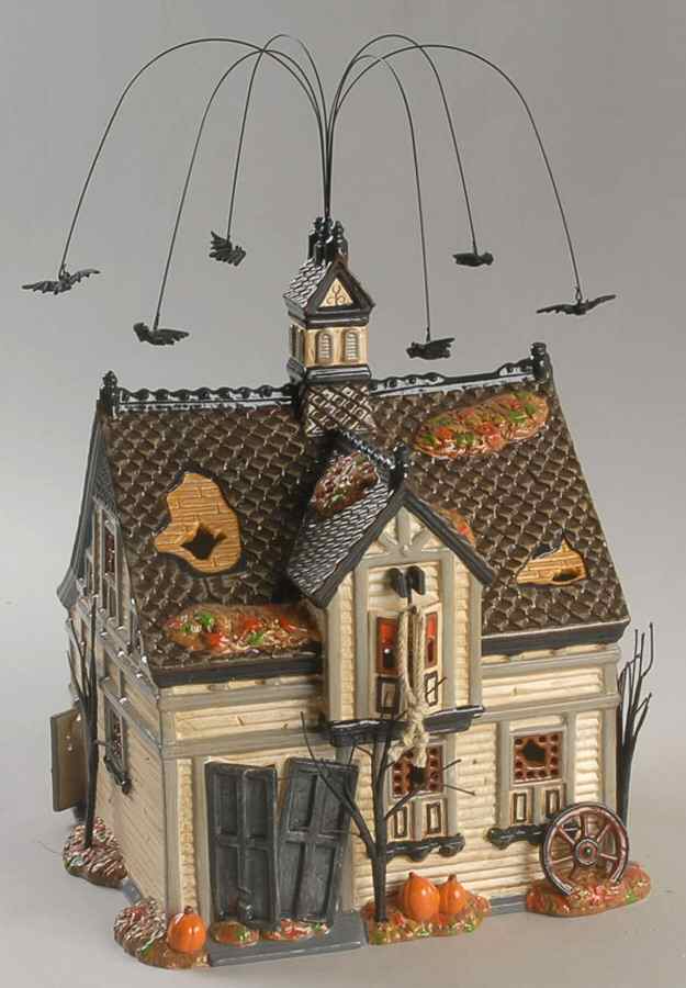 Snow Village Halloween Creepy Creek Carriage House - Boxed by Department 56-1