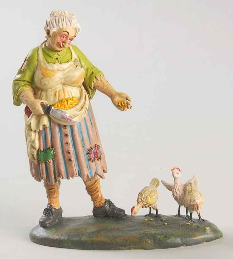 Snow Village Halloween Deranged Chickens - No Box by Department 56-1