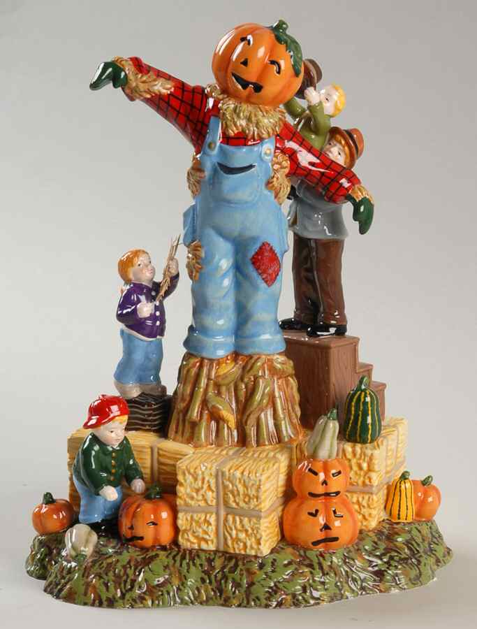 Snow Village Halloween Building The Scarecrow - No Box by Department 56-1
