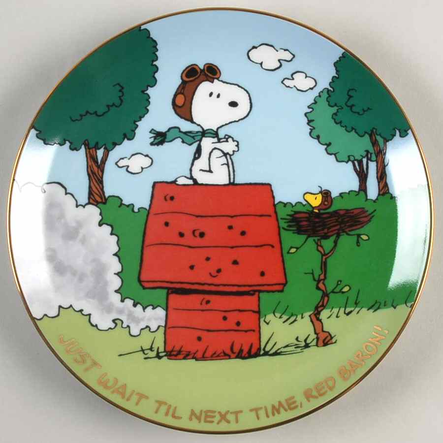 Peanuts Magical Moments Just Wait Til Next Time Red Baron! - No Box by Danbury Mint-1