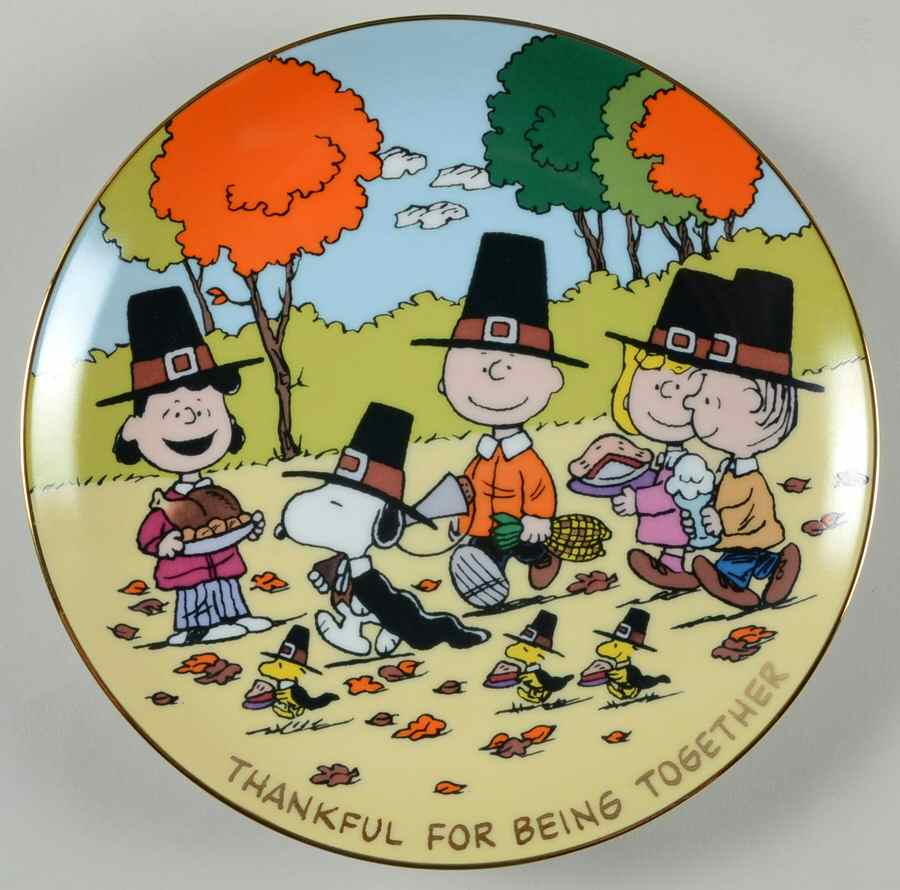 Peanuts Magical Moments Thankful For Being Together - No Box by Danbury Mint-1