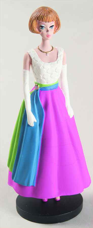 Classic Barbie Figurine Collection Fraternity Dance Barbie - No Box by Danbury Mint-1