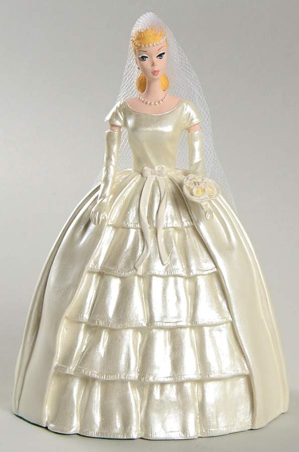 Classic Barbie Figurine Collection 1963-Bride's Dream Barbie - Boxed by Danbury Mint-1