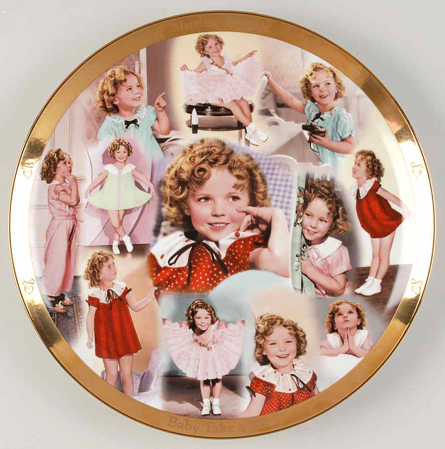 Danbury Mint Single Release Plates Baby Take A Bow - No Box by Danbury Mint-1