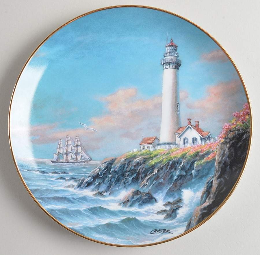 Lighthouses of America Pigeon Point Lighthouse - No Box by Danbury Mint-1