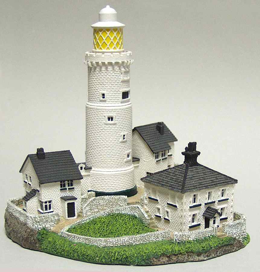 Historic International Lighthouses Start Point-Dartmount, England - With Box by Danbury Mint-1