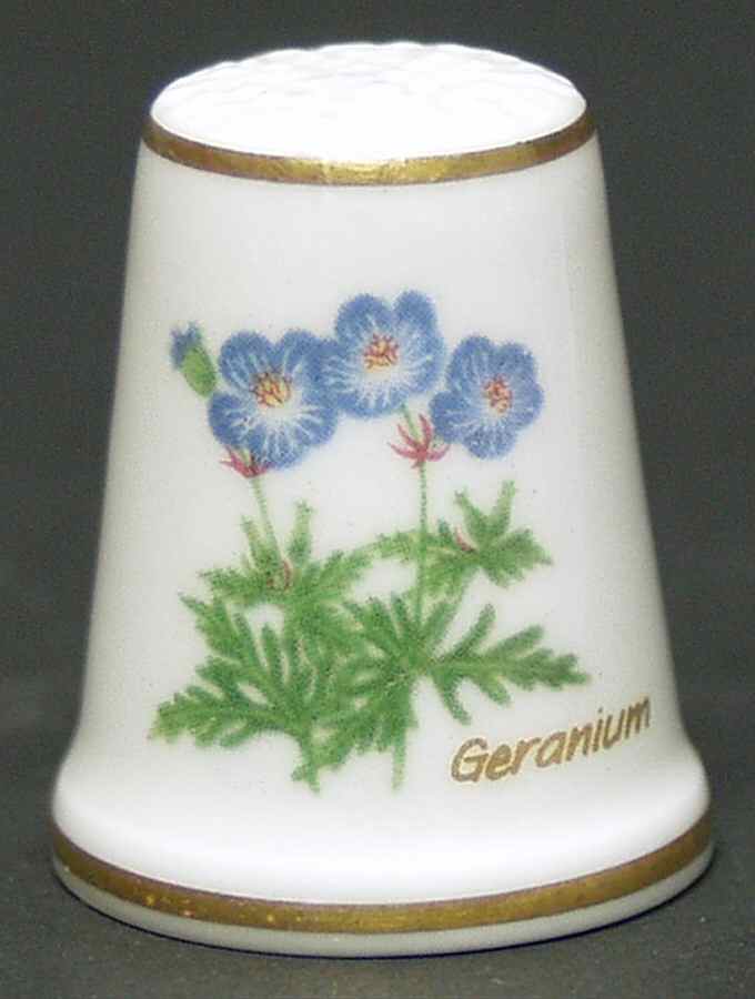 Garden of Verses Geranium - Boxed by Danbury Mint-1