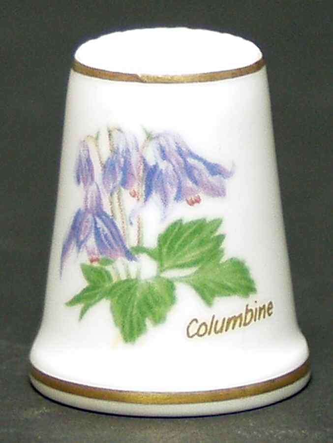Garden of Verses Columbine - Boxed by Danbury Mint-1
