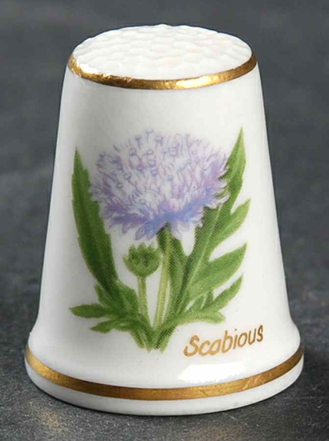 Garden of Verses Scabious - No Box by Danbury Mint-1