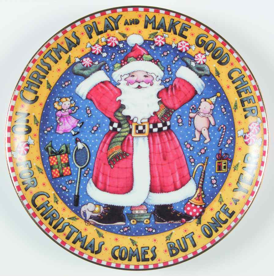 A Mary Engelbreit Christmas Christmas Comes But Once A Year - No Box by Danbury Mint-1