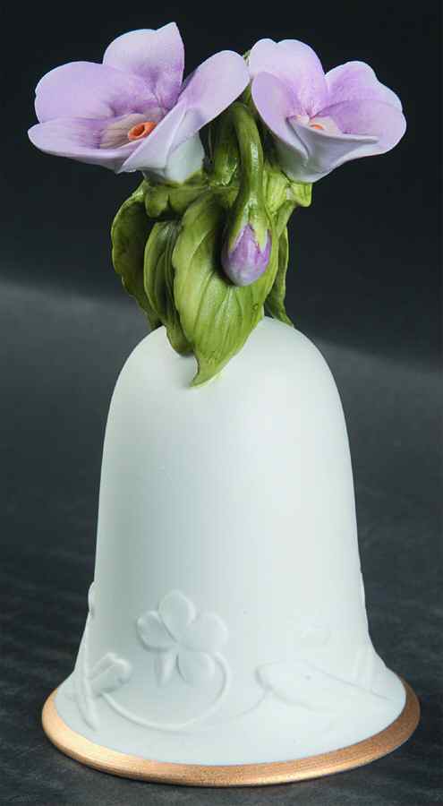 American Flower Bell Violet - No Box by Danbury Mint-1