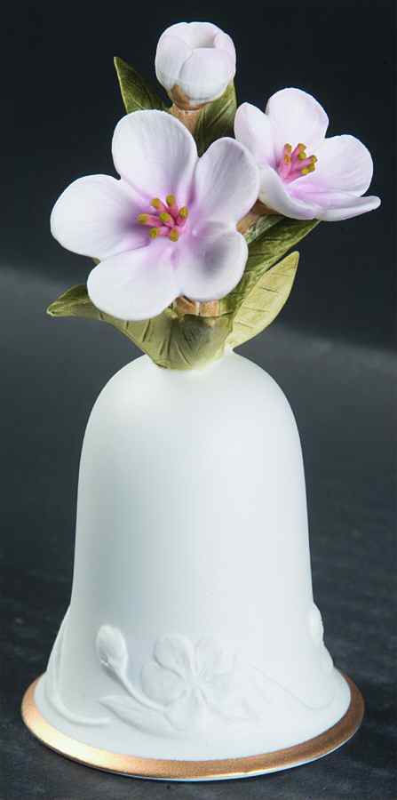 American Flower Bell Peach Blossom - No Box by Danbury Mint-1