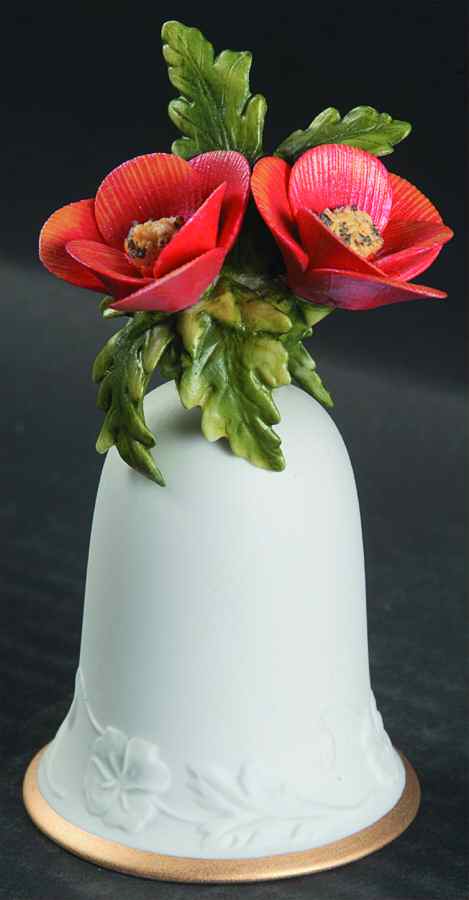 American Flower Bell Corn Poppy - No Box by Danbury Mint-1