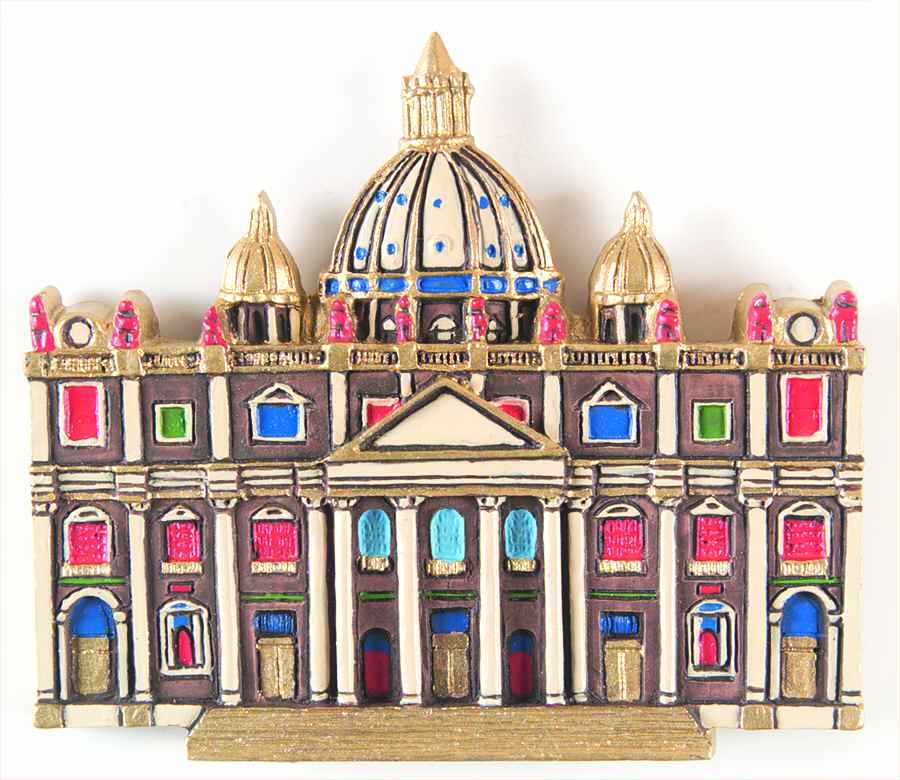 Cathedrals of the World St Peter's Basilica - No Box by Danbury Mint-1