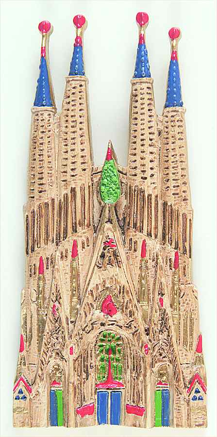 Cathedrals of the World Sagrada Familia - No Box by Danbury Mint-1