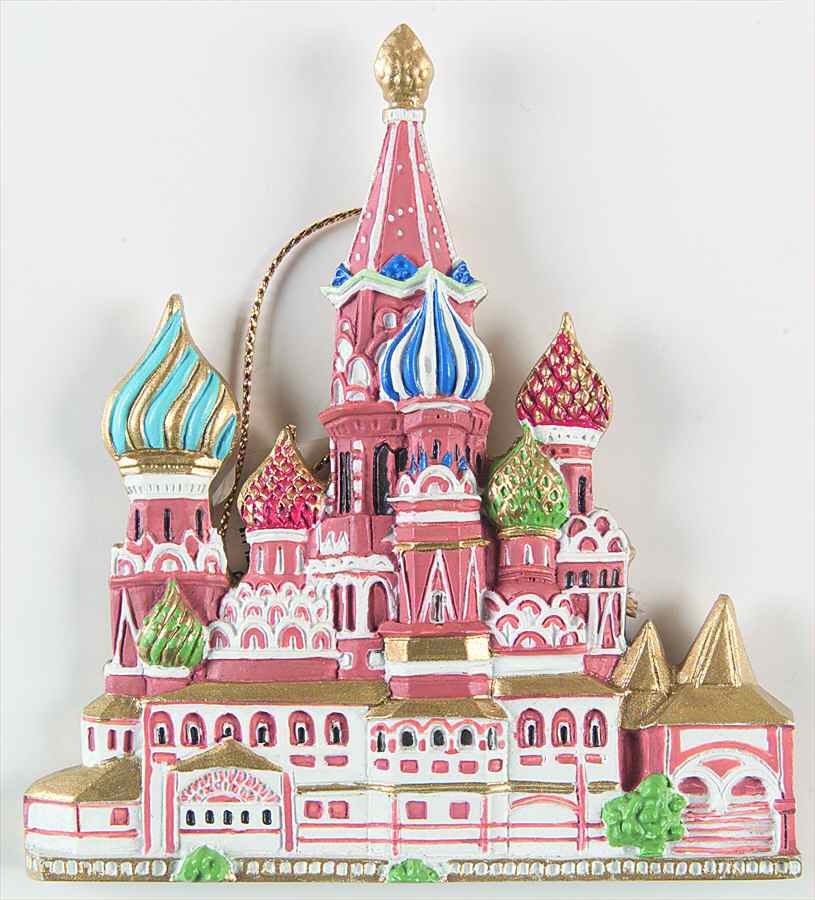 Cathedrals of the World St Basil's Cathedral - No Box by Danbury Mint-1