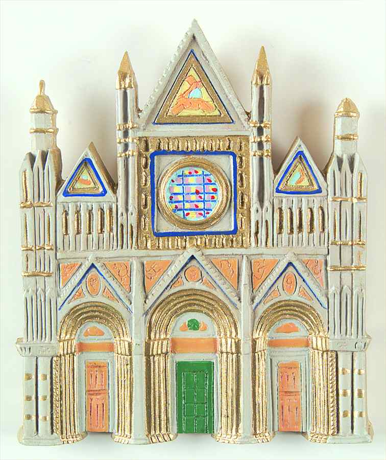 Cathedrals of the World Cathedral Of Siena - No Box by Danbury Mint-1