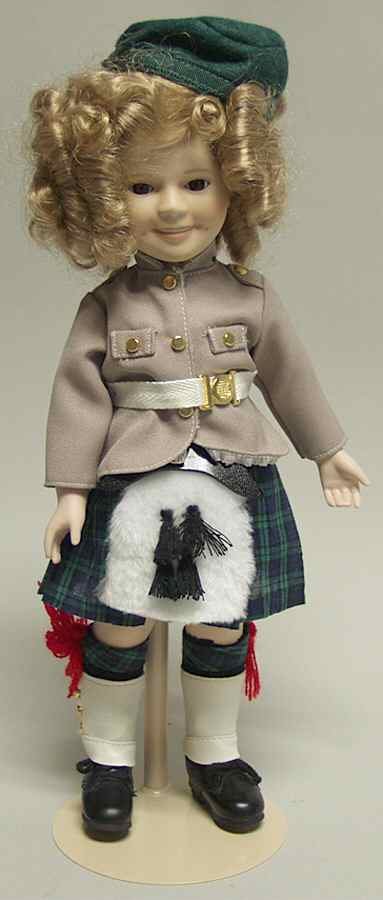 Dolls of the Silver Screen Wee Willie Winkie-1937 - Boxed by Danbury Mint-1