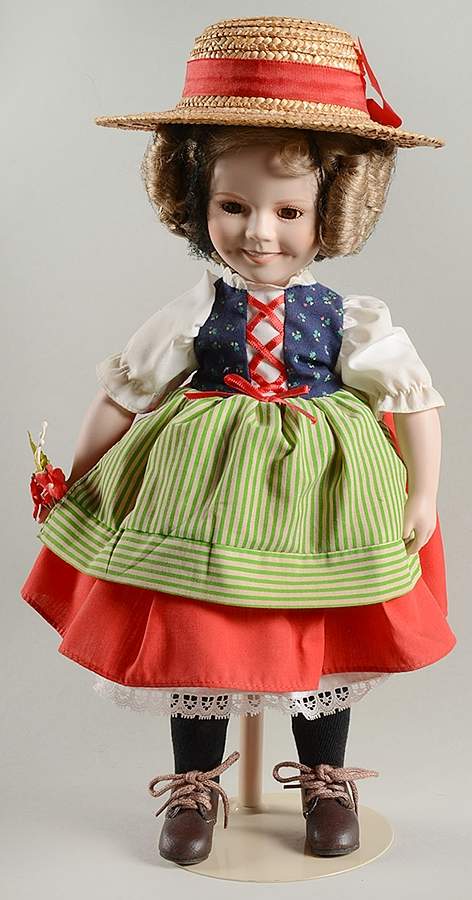 Dolls of the Silver Screen Heidi-1937 - No Box by Danbury Mint-1