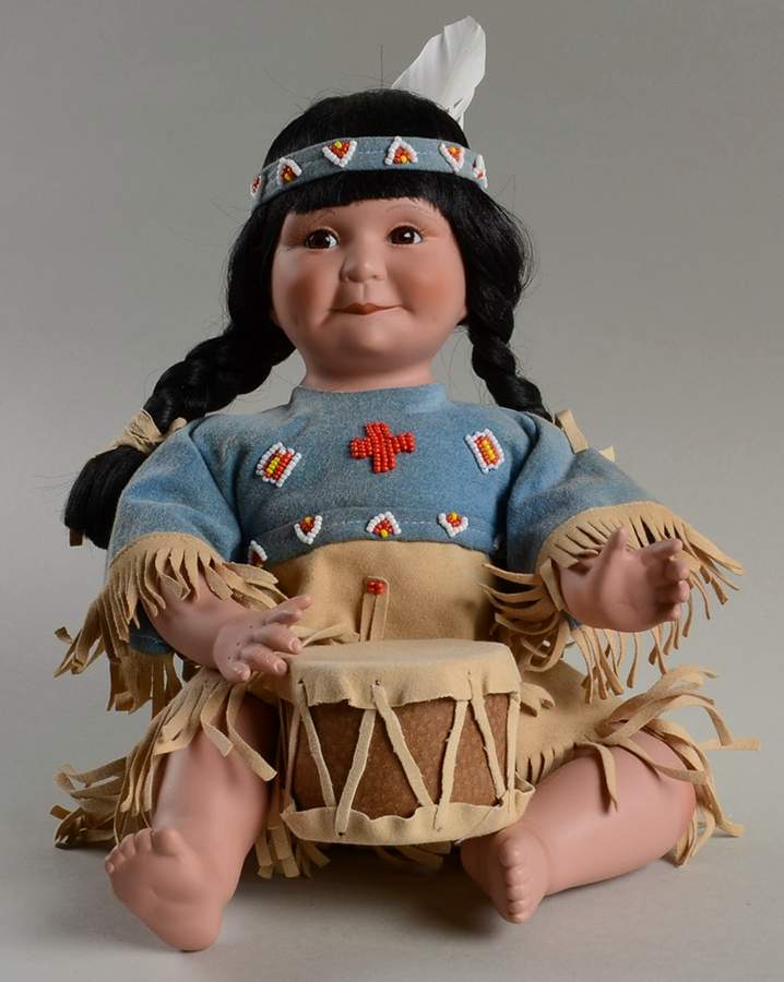 Children of the Plains Song Of The Sioux - Boxed by Danbury Mint-1