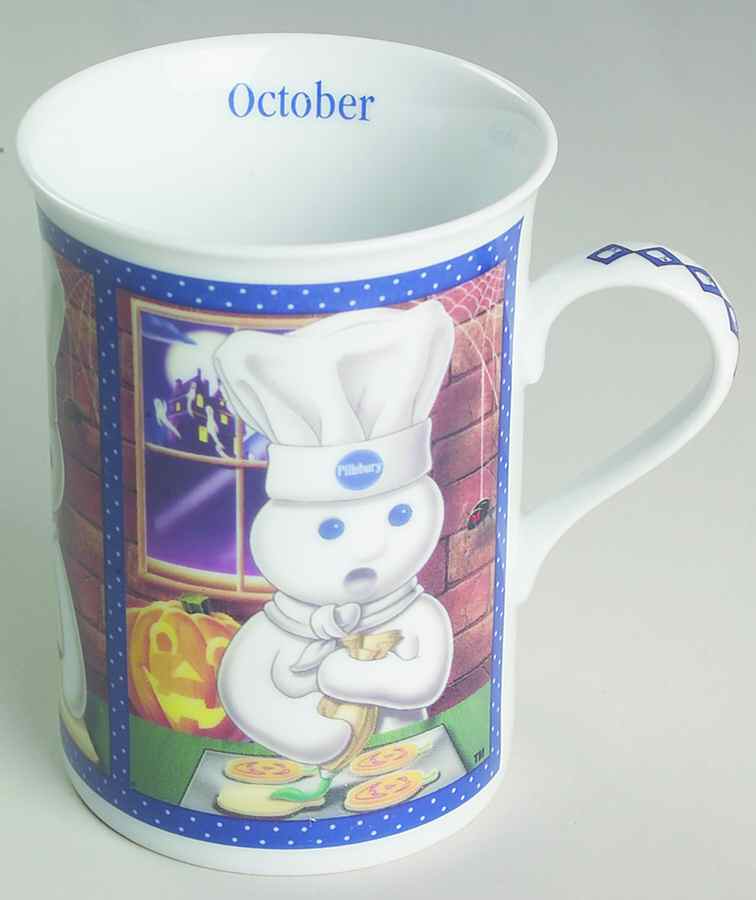 Pillsbury Doughboy Mugs of the Year October-Halloween Fright - No Box by Danbury Mint-1