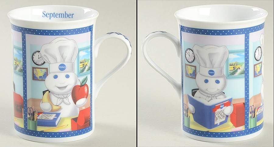 Pillsbury Doughboy Mugs of the Year September-Back To School - No Box by Danbury Mint-1