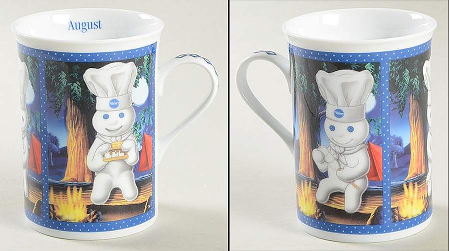 Pillsbury Doughboy Mugs of the Year August-Summer Vacation Treat - No Box by Danbury Mint-1