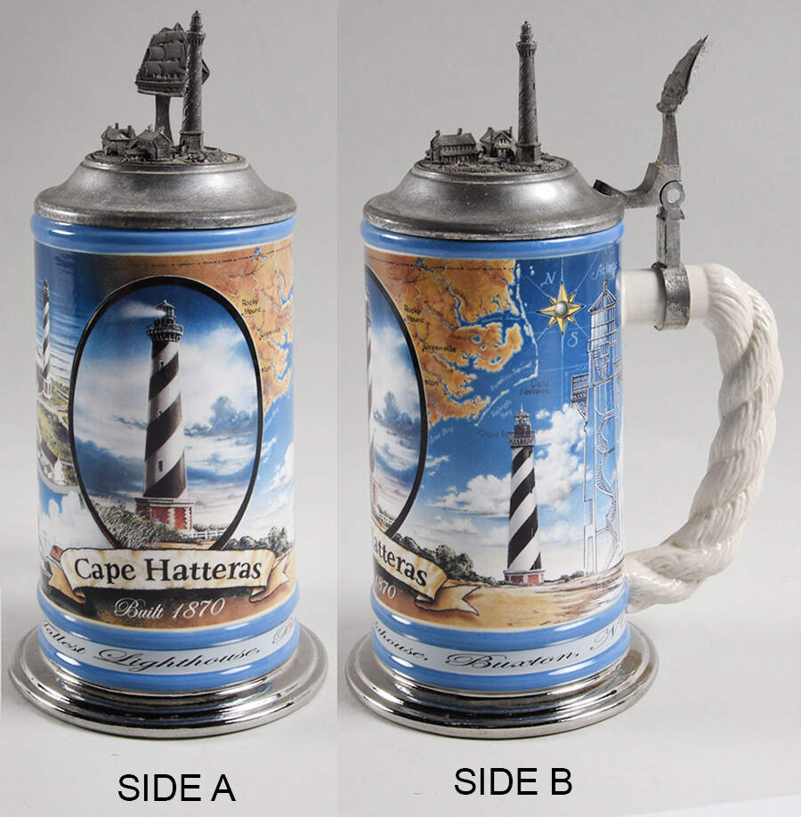 Danbury Mint Collector Steins Cape Hatteras Stein - No Box by Danbury Mint-1