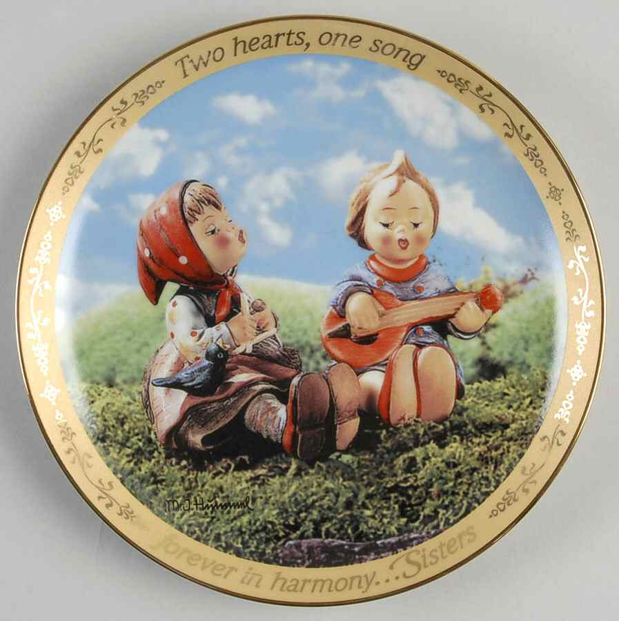 M.I. Hummel Sisters Forever In Harmony - No Box by Danbury Mint-1