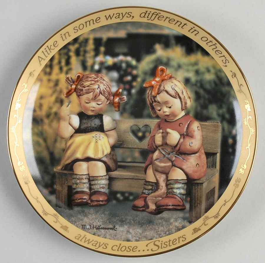 M.I. Hummel Sisters Always Close - No Box by Danbury Mint-1