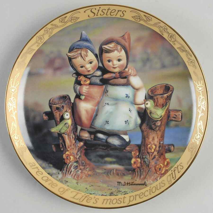 M.I. Hummel Sisters Lifes Most Precious Gifts - No Box by Danbury Mint-1