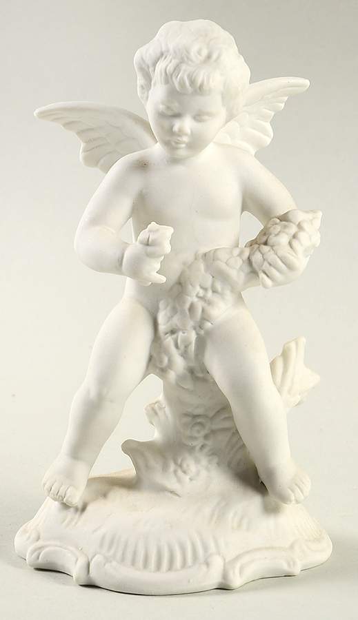 Four Seasons Cherubs Spring-Flowers - No Box by Dresden (German)-1