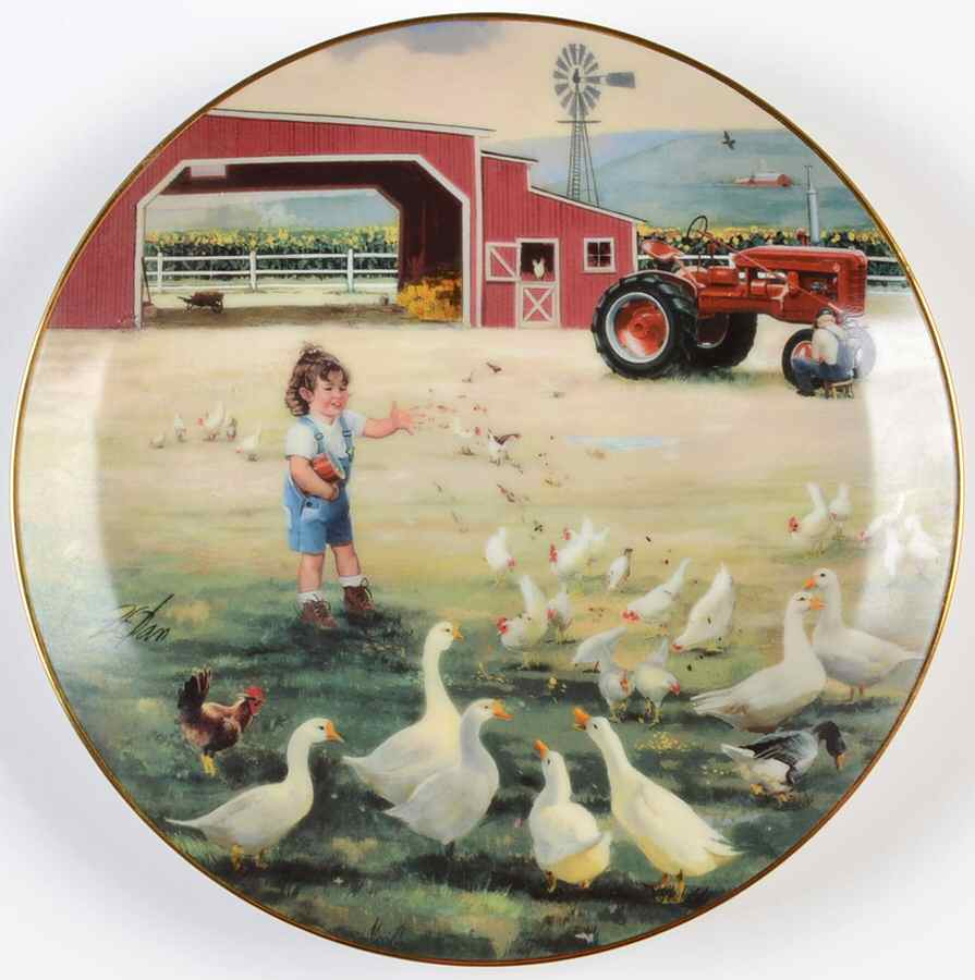 Country Companions Feeding Time - No Box by Danbury Mint-1