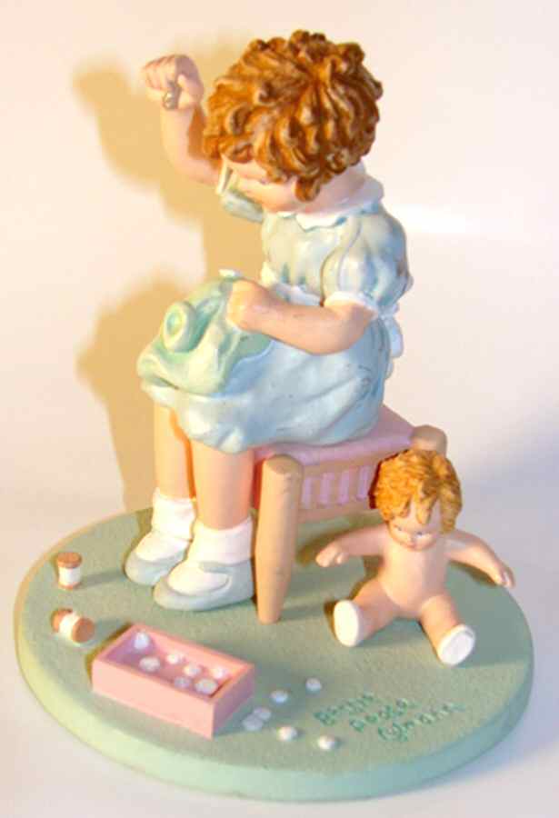 Bessie Pease Gutmann Little Mother - Boxed by Danbury Mint-1