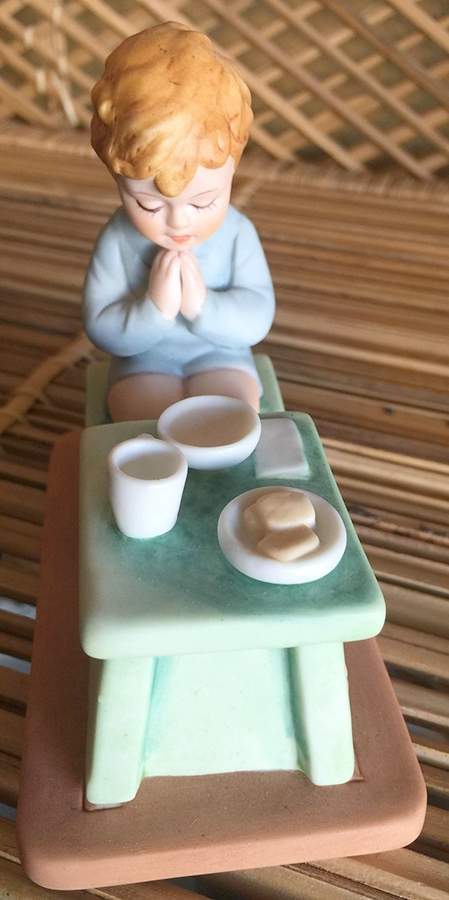 Bessie Pease Gutmann Thank You God - No Box by Danbury Mint-1