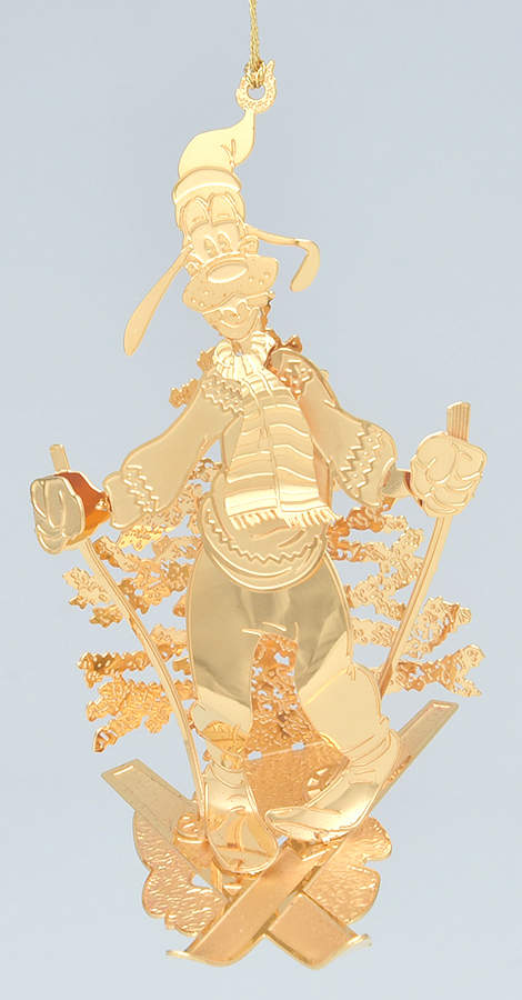 Disney Gold Ornaments Goofy - No Box by Danbury Mint-1
