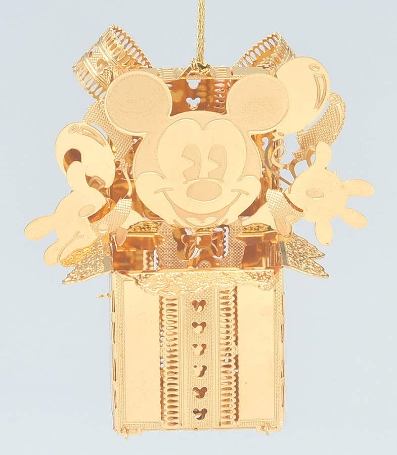 Disney Gold Ornaments Mickey Mouse - No Box by Danbury Mint-1