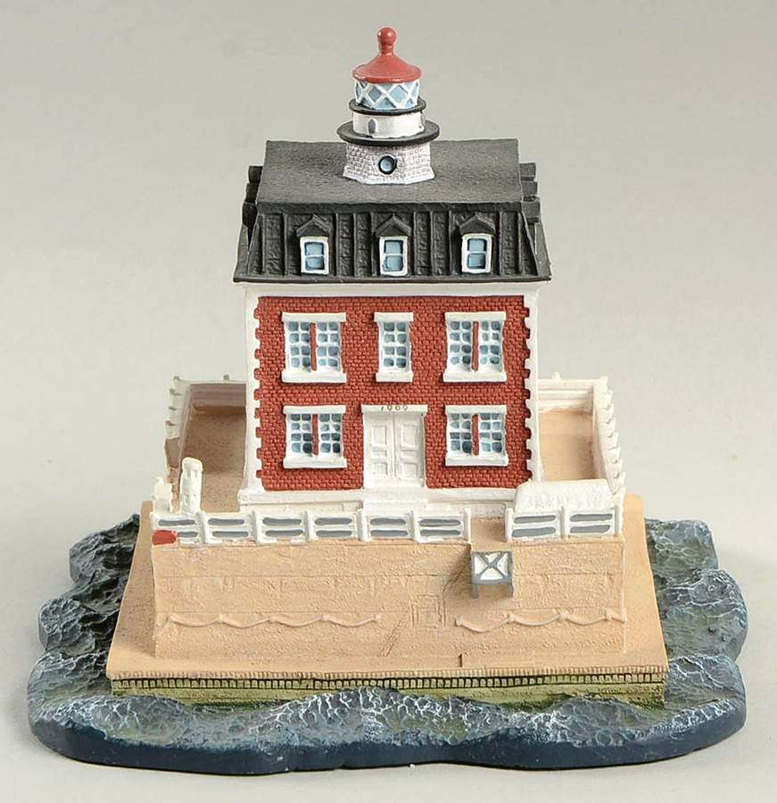 Historic American Lighthouses-Series 2 New London Ledge - No Box by Danbury Mint-1