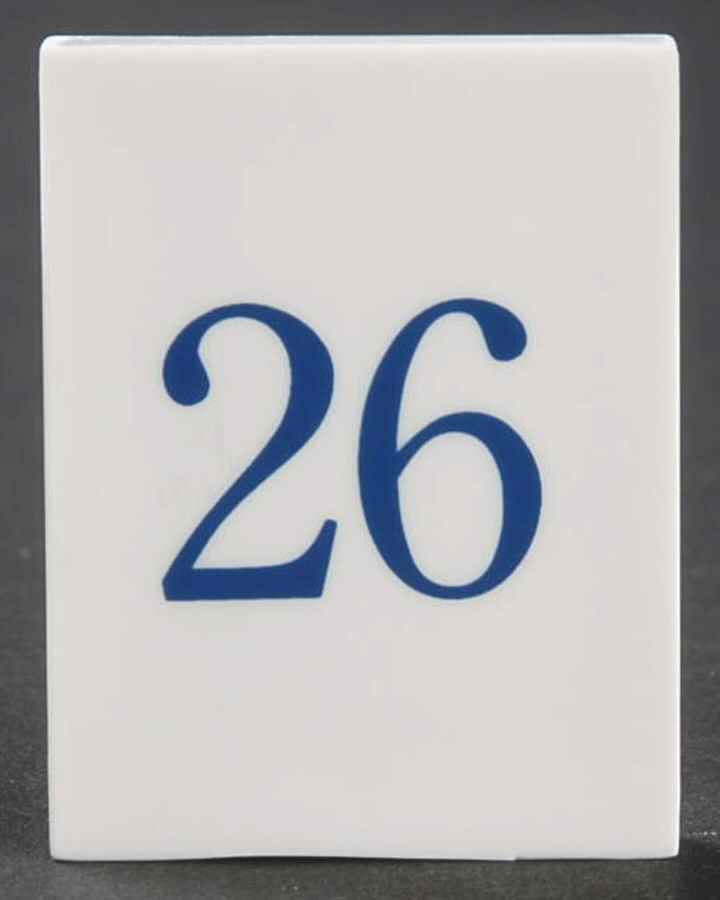 Pillsbury Doughboy Calendar #26 Tile - No Box by Danbury Mint-1